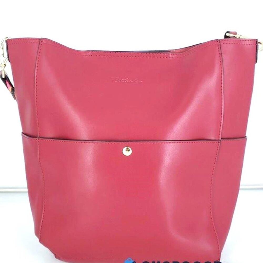 Bostanten Lotty Leather Hobo Bucket Tote Bag - Picture 2 of 12